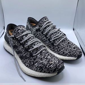 adidas Pureboost 2017 Core Black White Oreo - BA8890 Size 10.5